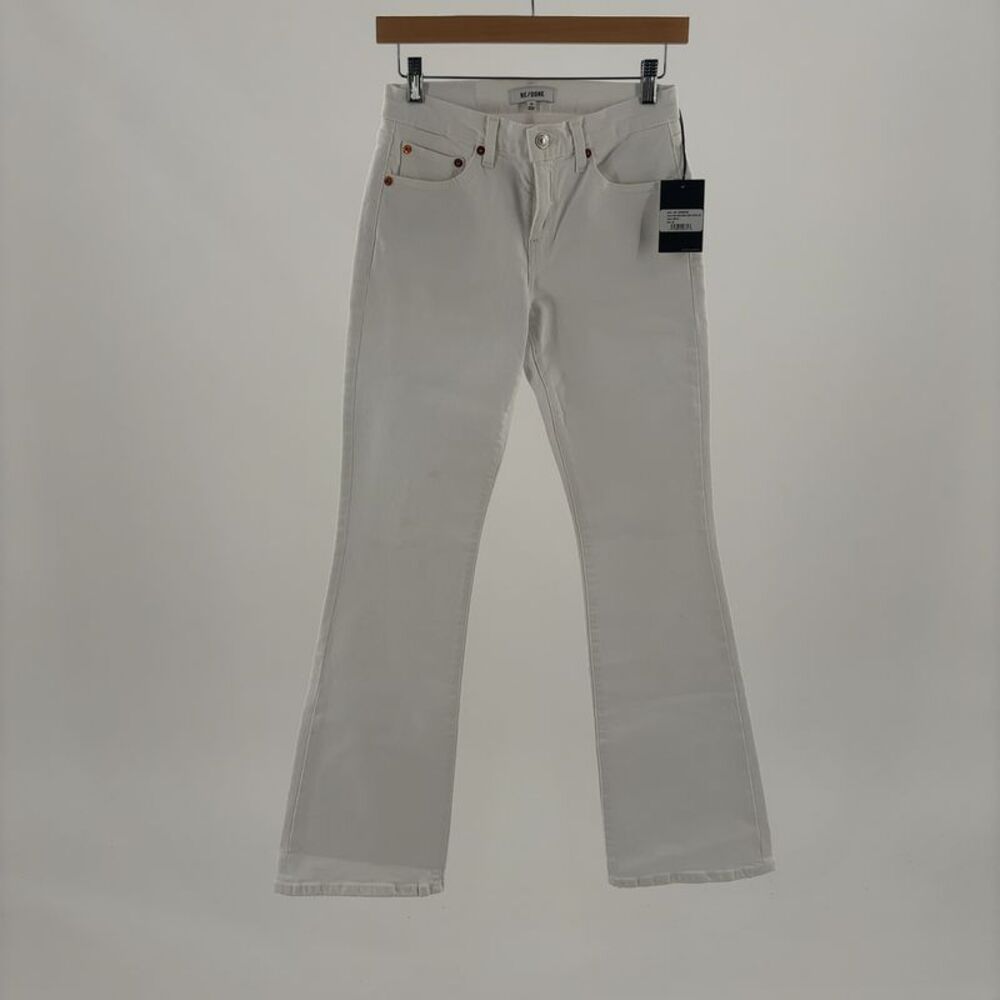 RE/DONE White Baby Boot Jean
